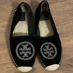 Tory Burch Velvet Espadrilles